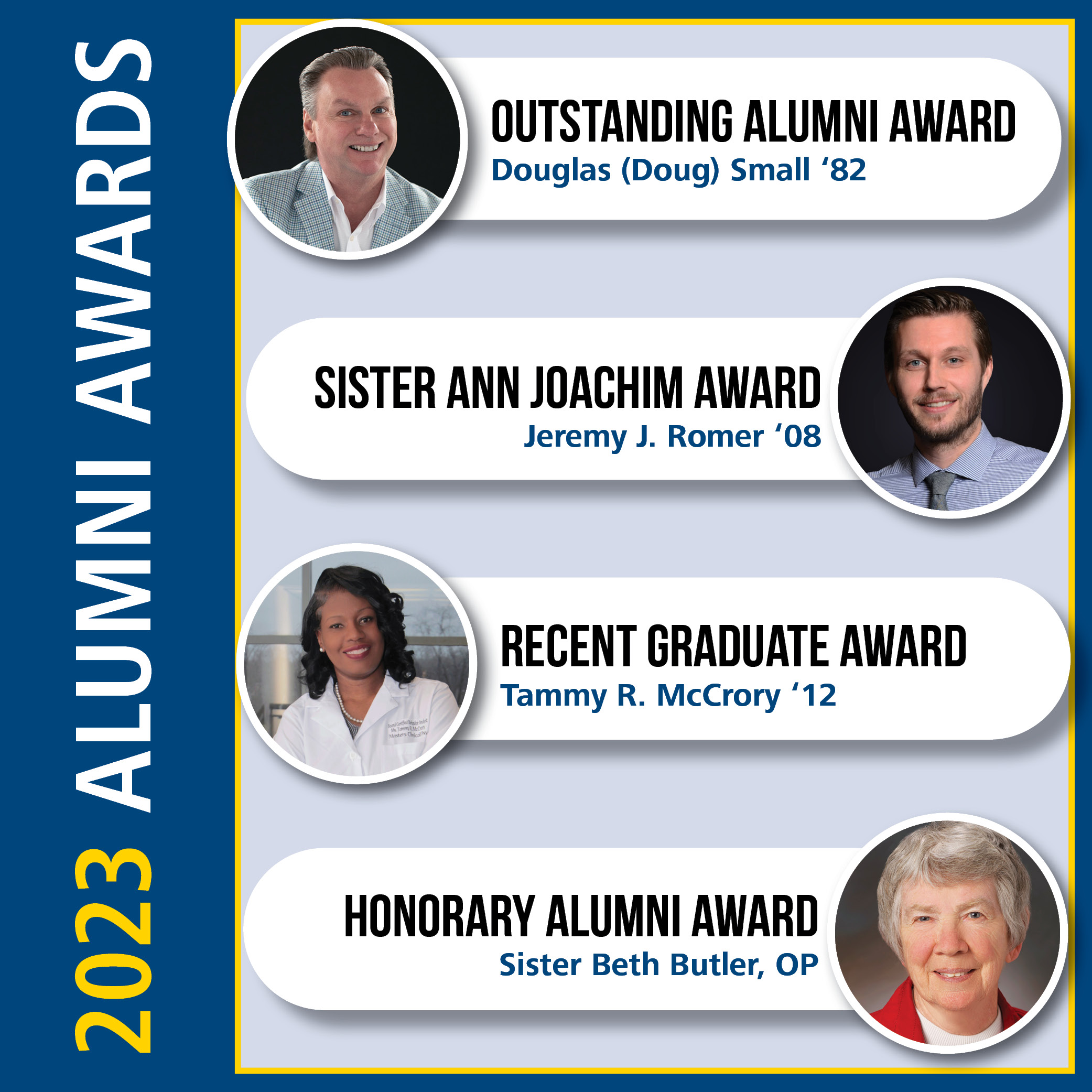 2023 SHU Alumni Award Winners
