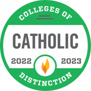 2022-2023 Catholic College of Distinction Badge